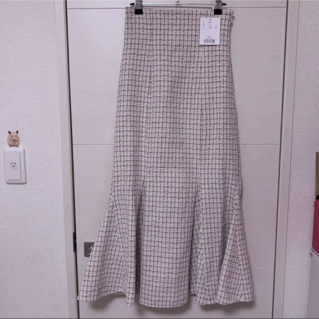 【お値下げ不可】ミシェルマカロン ツイードマーメードスカート 3