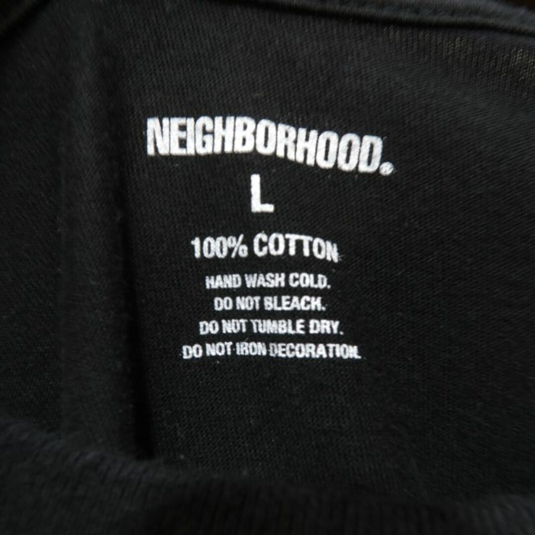 NEIGHBORHOOD - NEIGHBORHOOD 23ss NH 231 SPOT TEE SS-1- BLACK Size