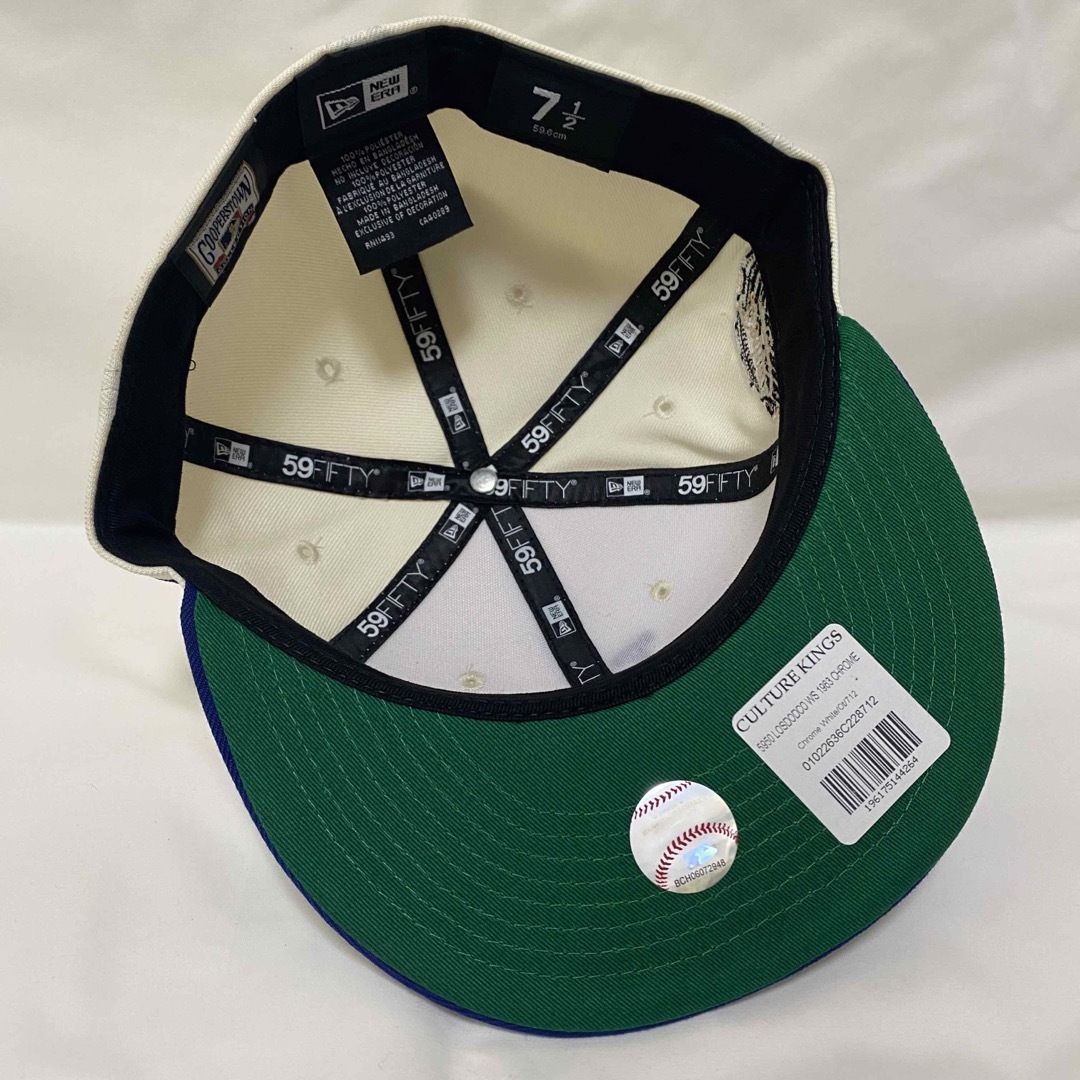 NEW ERA - 海外限定 NEWERA LA ドジャース 2トーン キャップ 7 1/2の