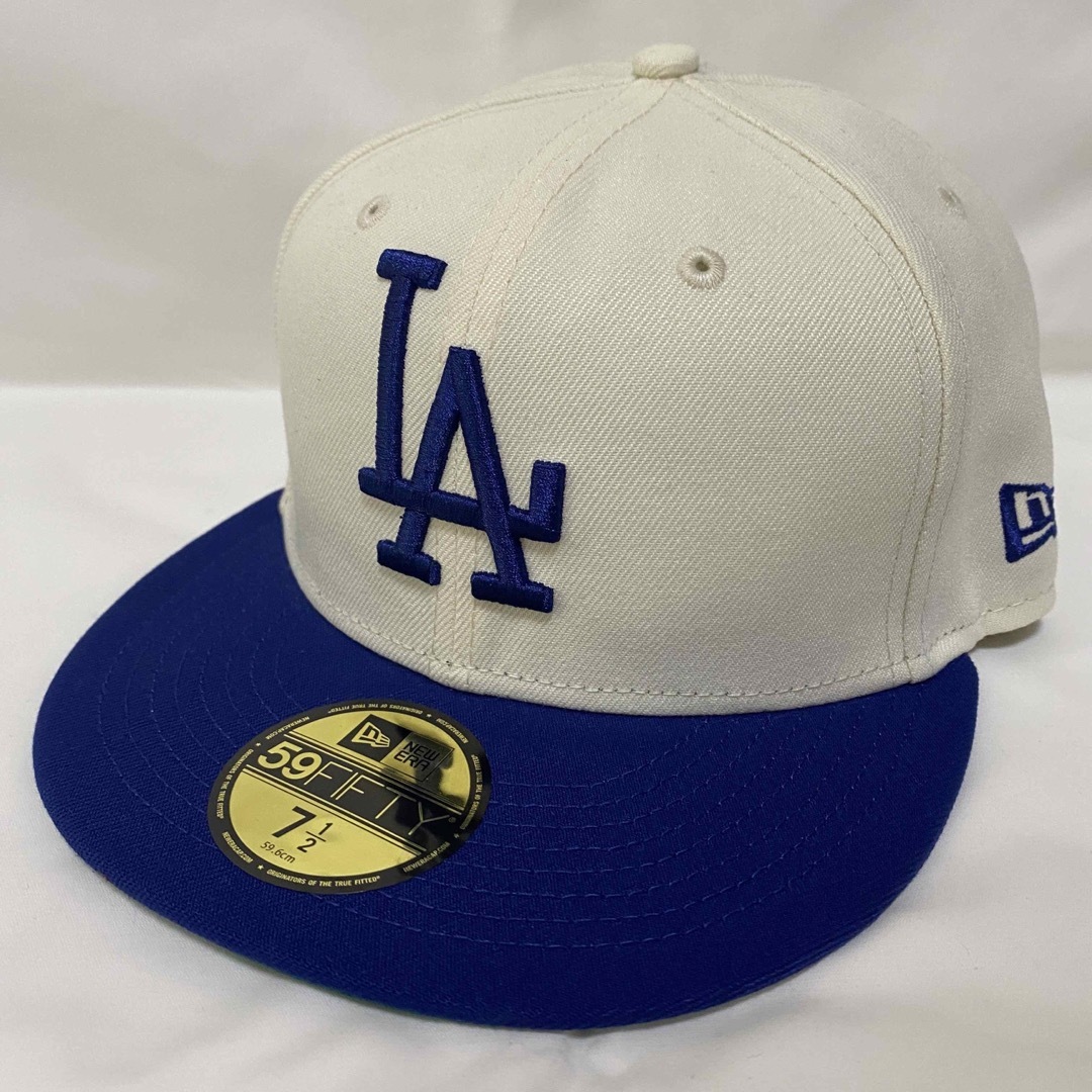NEW ERA - 海外限定 NEWERA LA ドジャース 2トーン キャップ 7 1/2の
