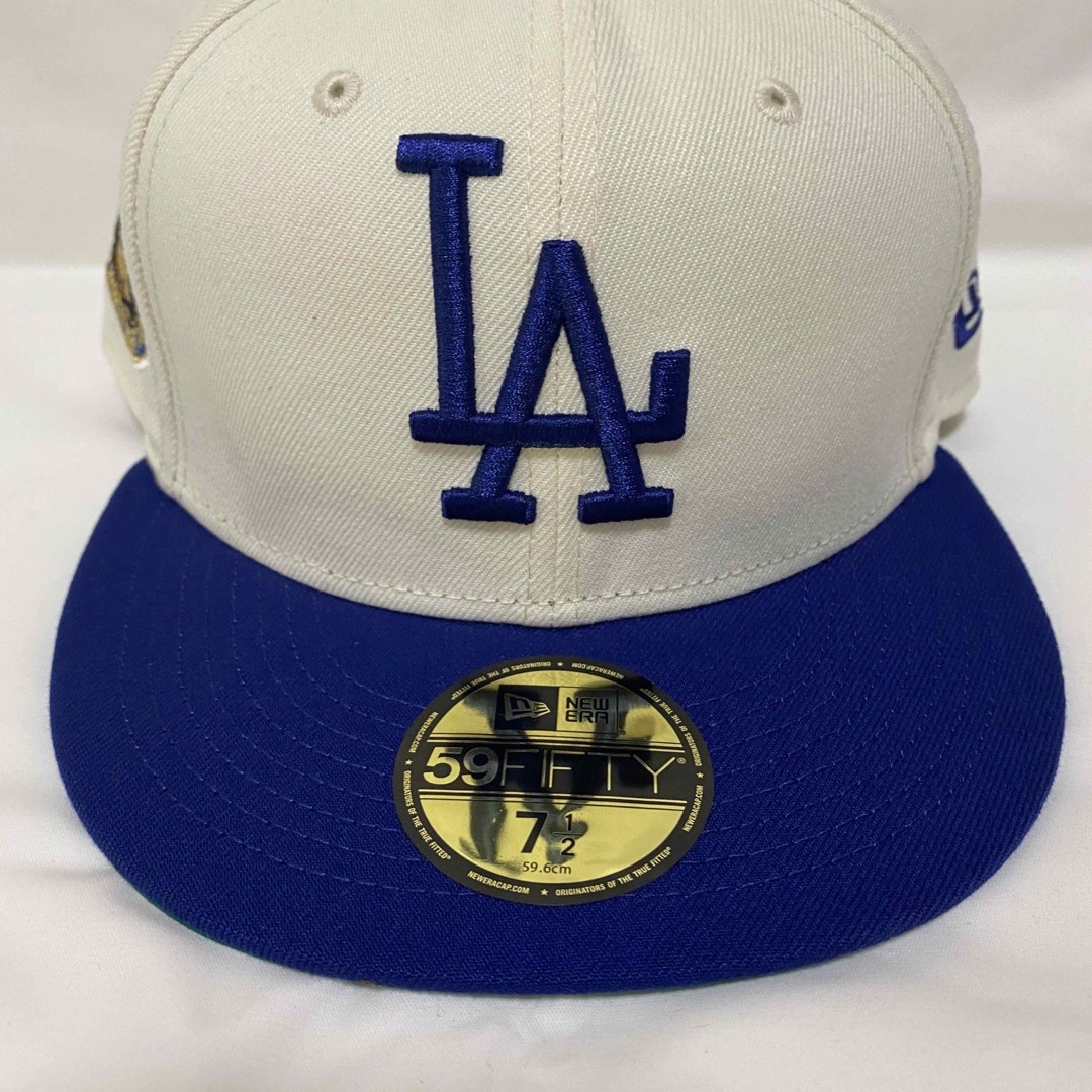 NEW ERA - 海外限定 NEWERA LA ドジャース 2トーン キャップ 7 1/2の