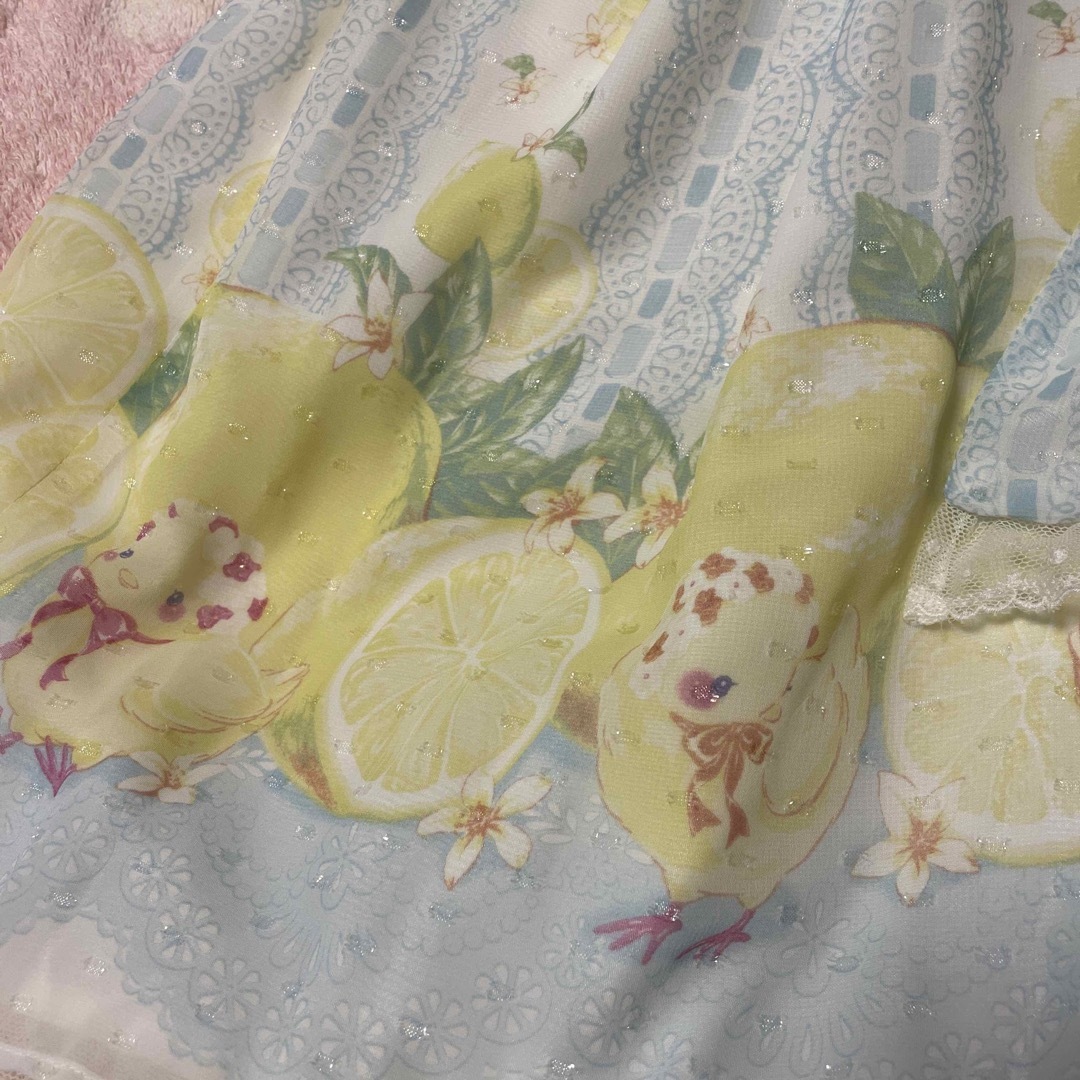 Angelic Pretty♡Fruity Lemon ヘアクリップ♡リボン