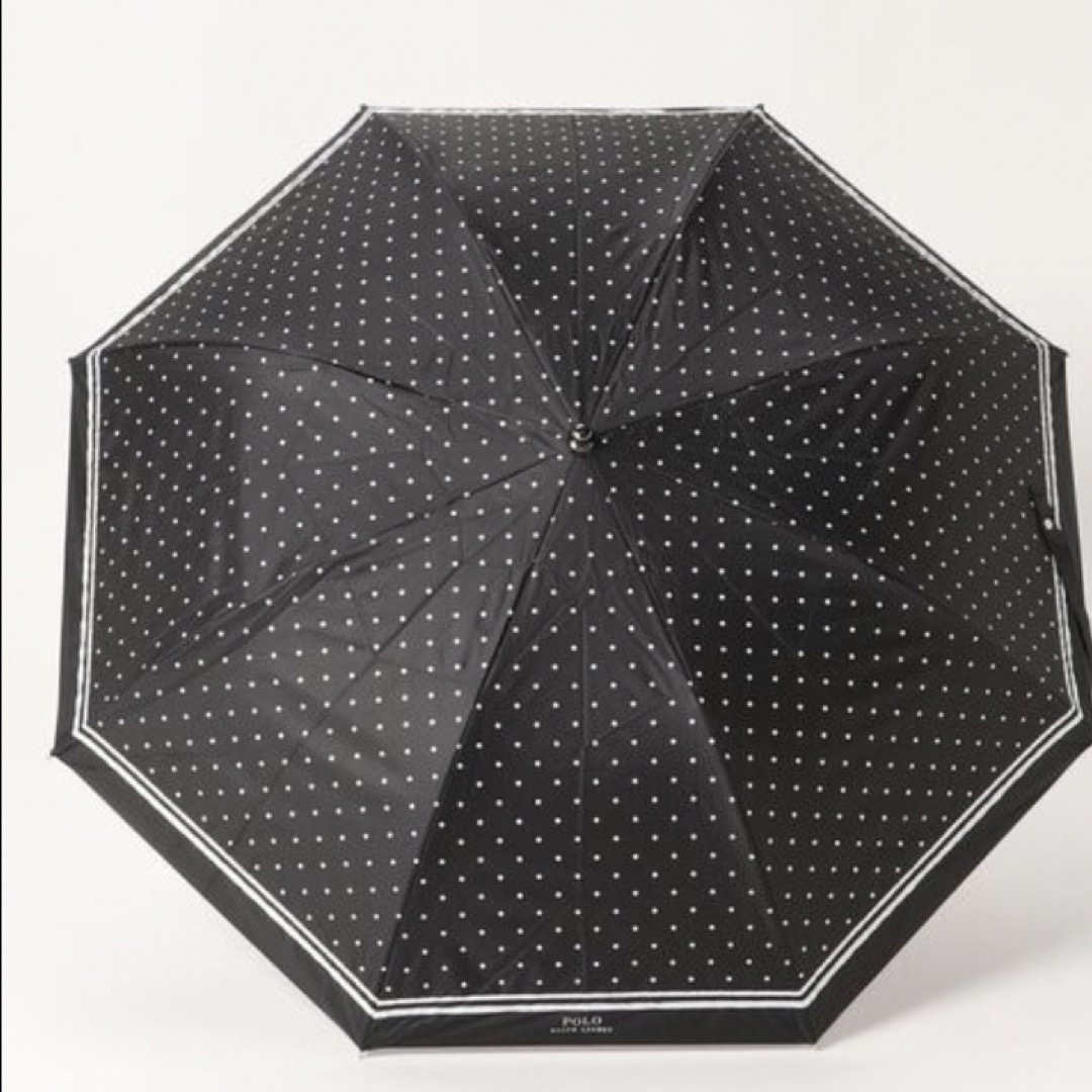 POLO RALPH LAUREN(ポロラルフローレン)の新品　ラルフローレン　折りたたみ日傘　ドット レディースのファッション小物(傘)の商品写真