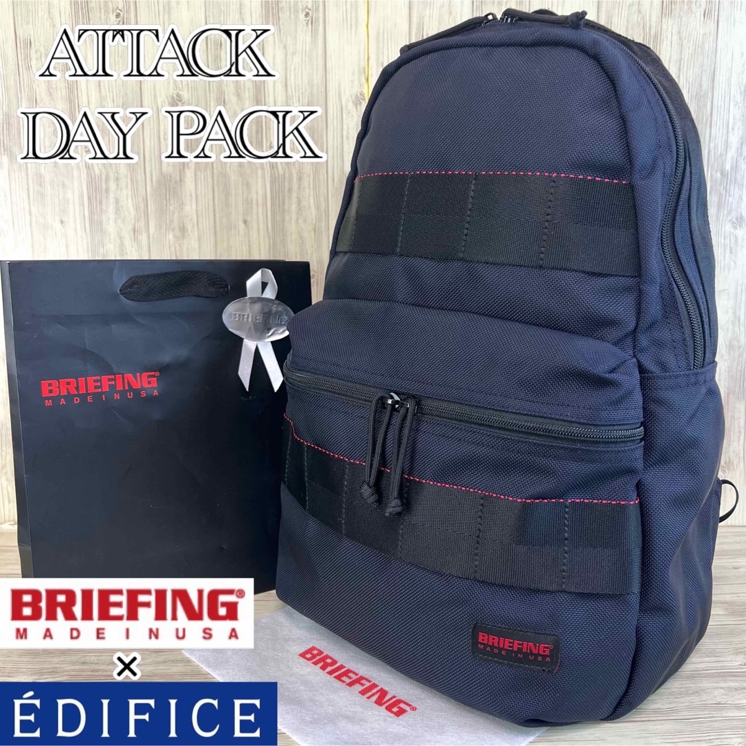 メンズ【希少】BRIEFING × EDIFICE 別注 ATTACK DAYPACK