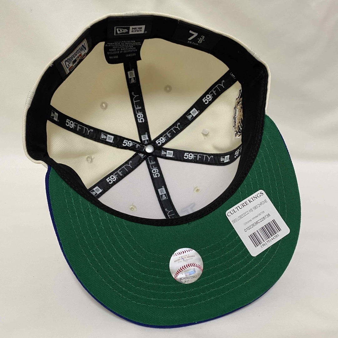 NEW ERA - 海外限定 NEWERA LA ドジャース 2トーン キャップ 7 3/8の