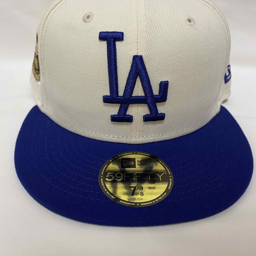 NEW ERA - 海外限定 NEWERA LA ドジャース 2トーン キャップ 7 3/8の