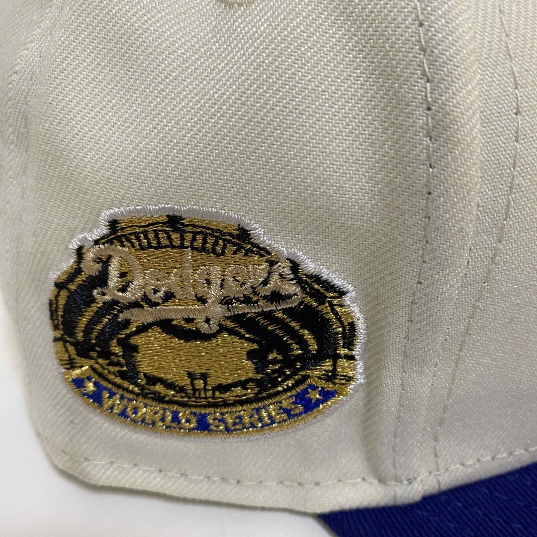 NEW ERA - 海外限定 NEWERA LA ドジャース 2トーン キャップ 7 3/8の