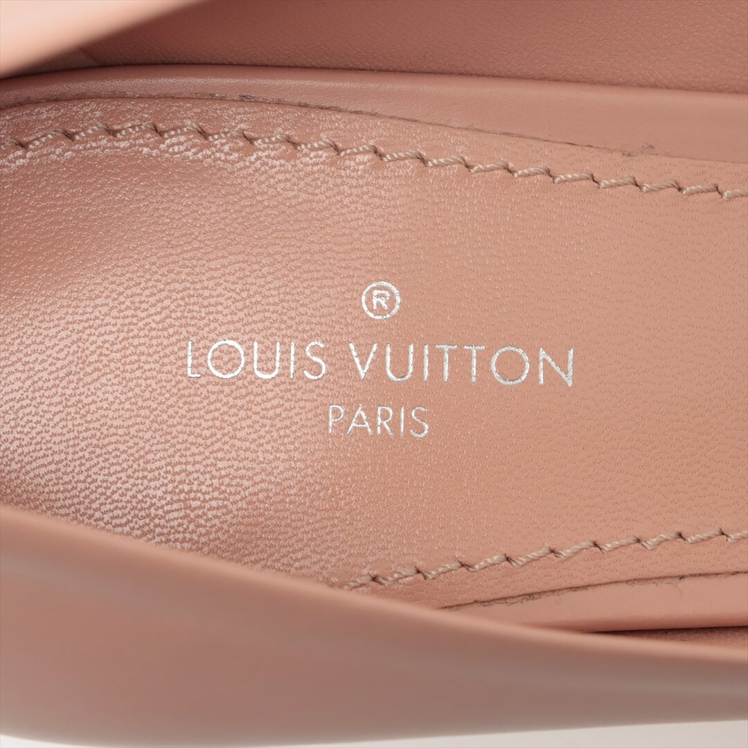 LOUIS VUITTON(ルイヴィトン)のヴィトン エッセンシャルV レザー 37 ピンク レディース パンプス レディースの靴/シューズ(ハイヒール/パンプス)の商品写真
