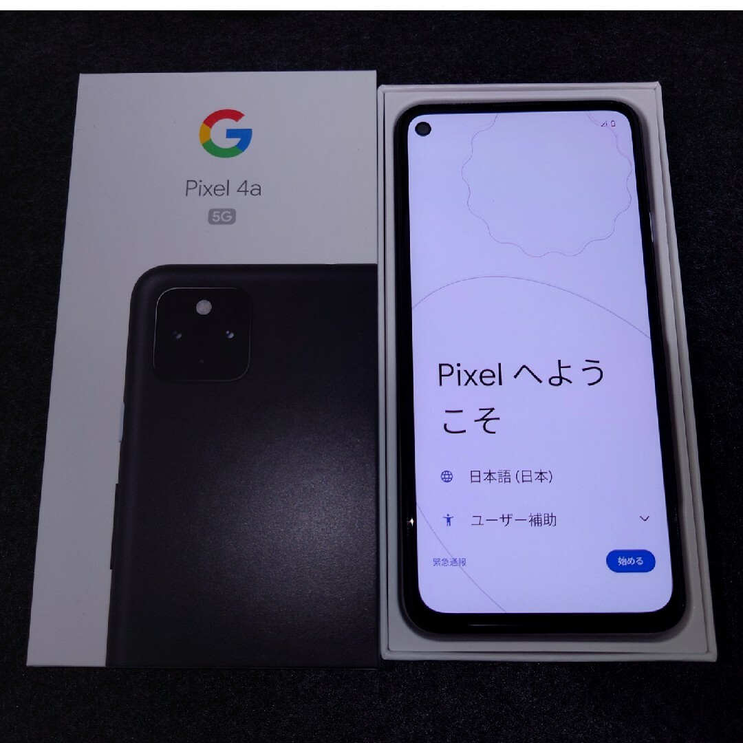 スマートフォン携帯電話Google Pixel 4a 5G 128GB Just Black SB