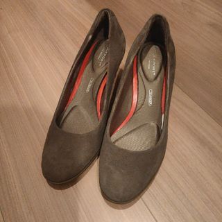 ロックポート(ROCKPORT)のROCKPORT　革のグレーパンプス(ハイヒール/パンプス)