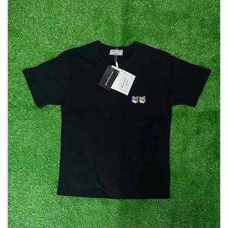 Maison Kitsune メゾンキツネ Sサイズ 黒 フォックス Tシャツ