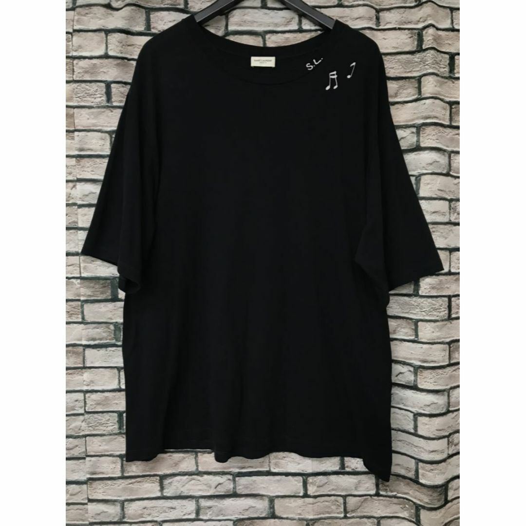 サンローランパリ☆16SS 音符ロゴプリントクルーネックTシャツ | フリマアプリ ラクマ