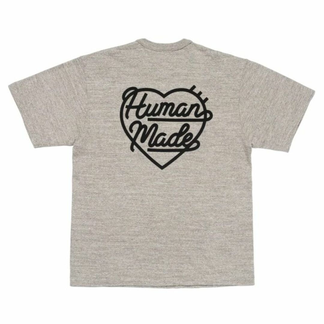 2023 Human Made HEART BADGE T-SHIRT グレー L - Tシャツ/カットソー ...