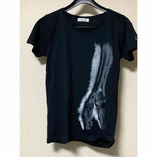 チャコット(CHACOTT)のチャコット　K-BALLET 熊川哲也　Tシャツ　ポアント柄　黒M USED(ダンス/バレエ)