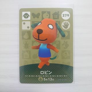 ニンテンドウ(任天堂)のあつまれどうぶつの森  あつ森　amiiboカード ロビン(カード)