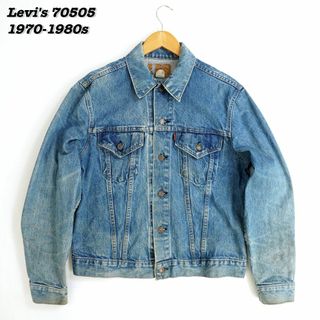 リーバイス(Levi's)のLevi's 70505 DENIM JACKET 1970s 1980s 42(Gジャン/デニムジャケット)