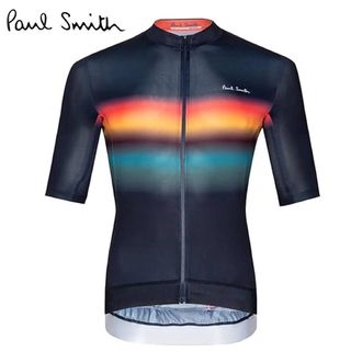 ポールスミス(Paul Smith)の《ポールスミス》新品 軽量  アーティストストライプサイクリングジャージ M(ウエア)