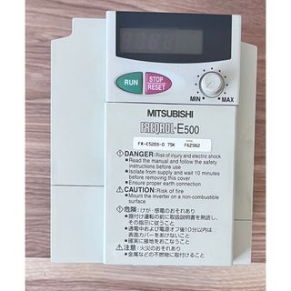 ミツビシデンキ(三菱電機)の三菱電機 インバータ FREQROL-E500 FR-E520S-0.75K(その他)