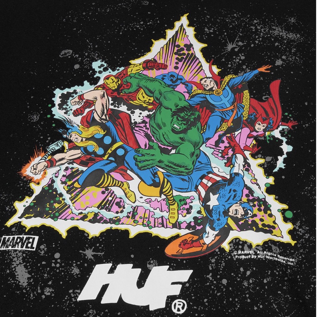 HUF×AVENGERS COSMIC ASSEMBLAGE HOODIE