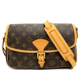 ルイヴィトン(LOUIS VUITTON)の【大特価】LOUIS VUITTON ルイヴィトン ショルダーバッグ モノグラム ソローニュ 肩掛け 斜め掛け 鞄 かばん M42250    ブラウン 茶 ゴールド金具 レディース【中古品】(ショルダーバッグ)