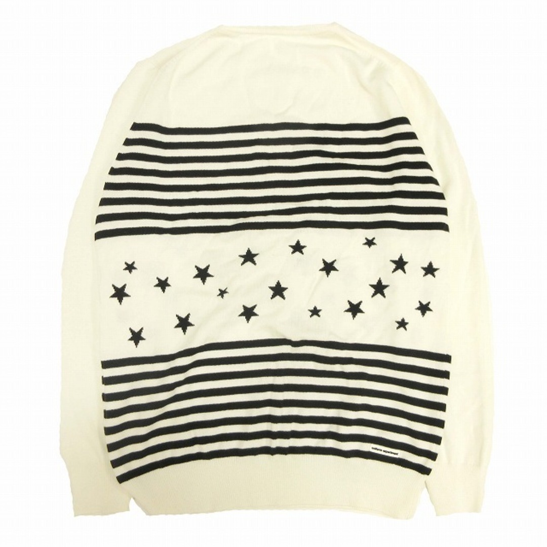 美品 16SS ユニフォームエクスペリメント スター ボーダー ニット 長袖