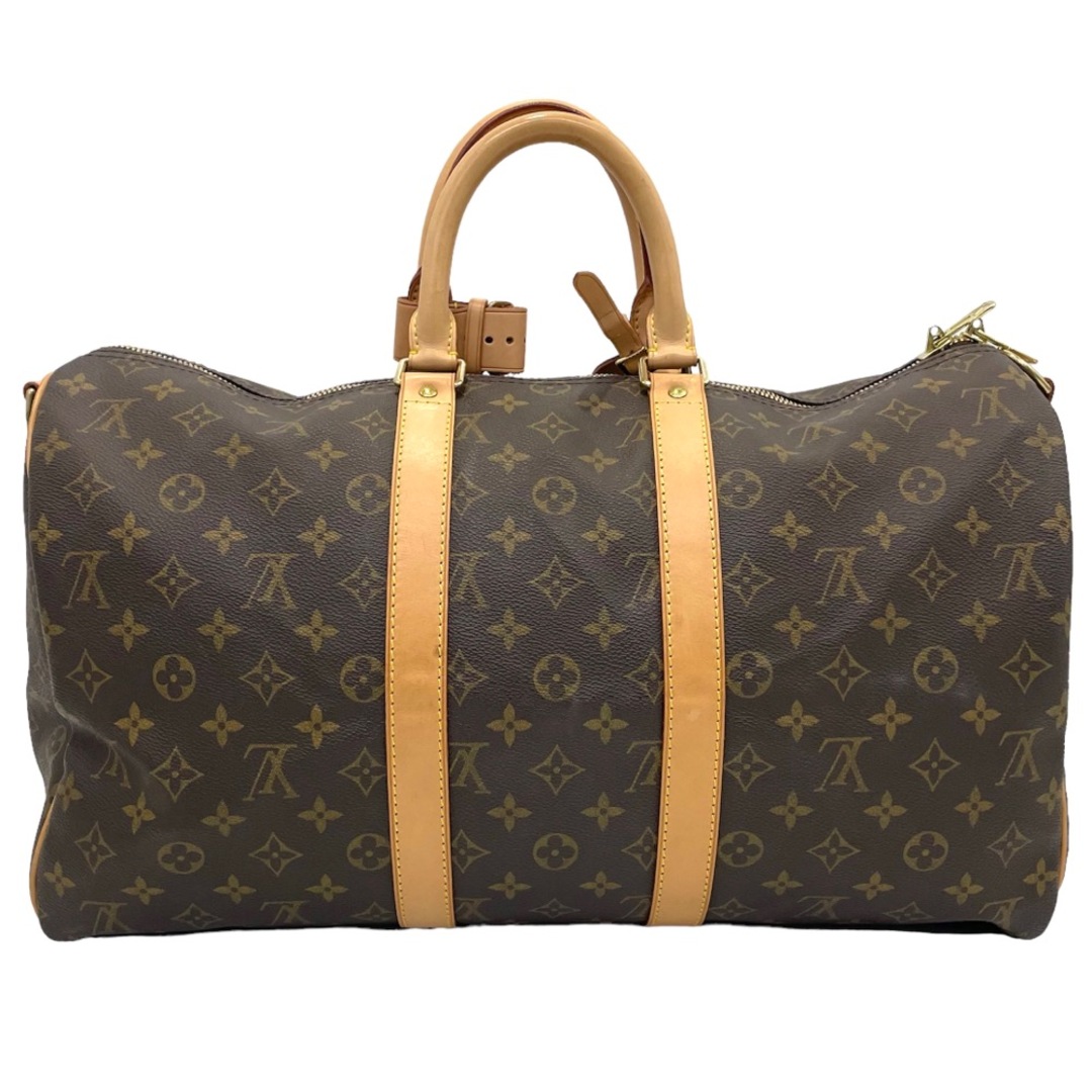 LOUIS VUITTON ルイヴィトン ボストンバッグ モノグラム キーポルバンドリエール45 トラベルバッグ メンズ レディース M41418    ブラウン 茶 ゴールド金具 ユニセックス 人気【品】