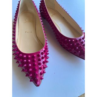 ルブタン(Christian Louboutin) スタッズ バレエシューズ(レディース ...