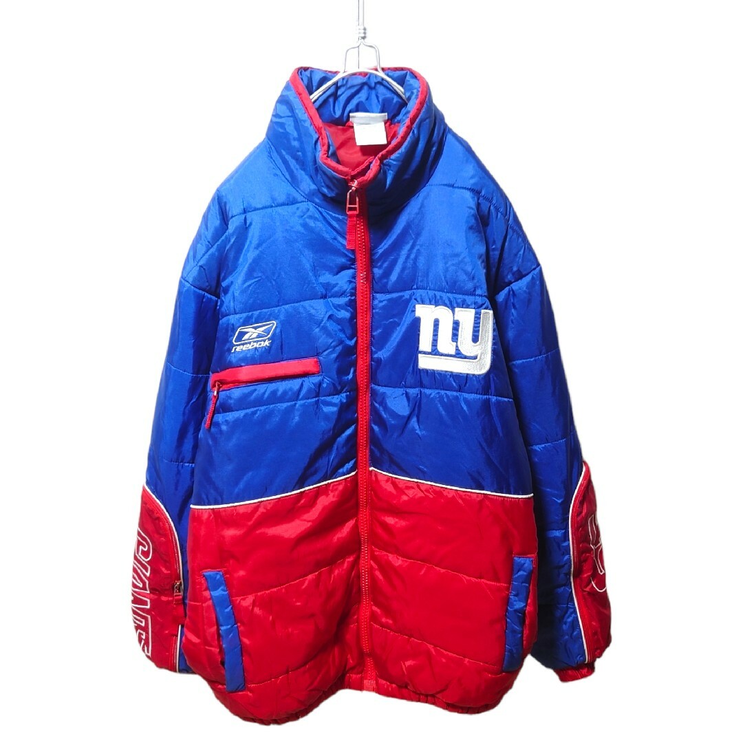 激レア Reebok NFL GIANTS オフィシャル ダウンジャケット XL-