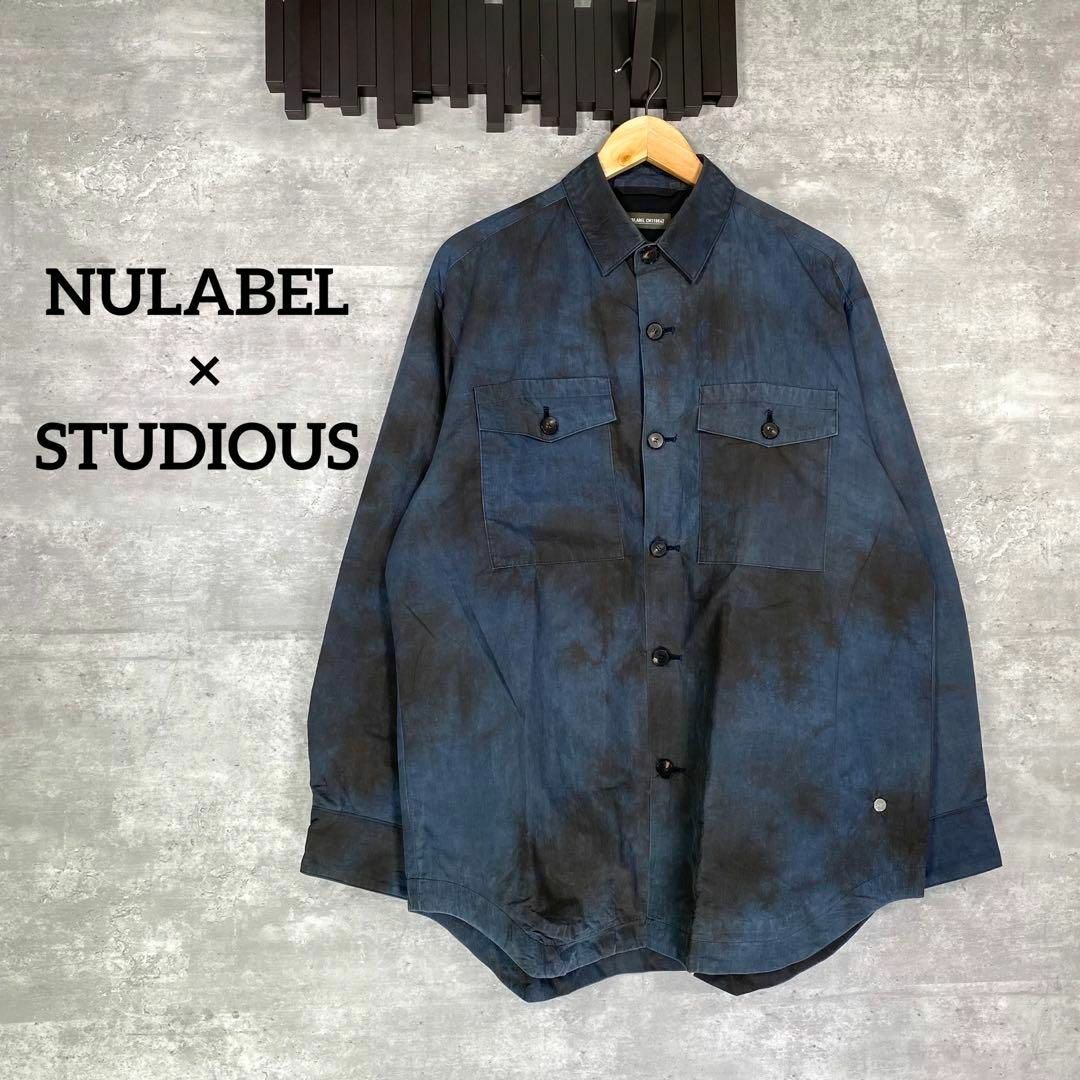 『NULABEL ×STUDIOUS』ニューレーベル (S) シャツジャケット