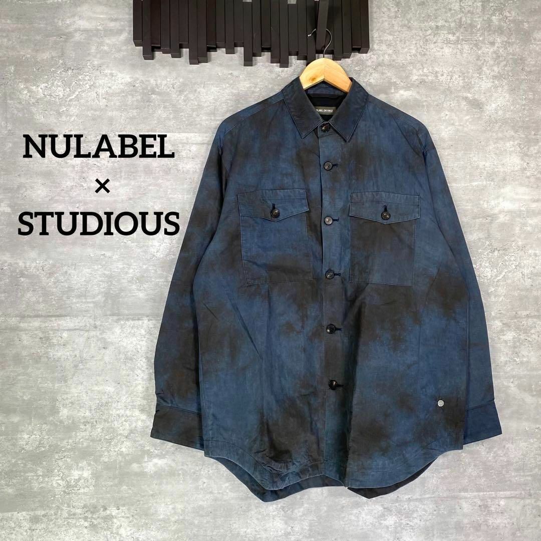 STUDIOUS(ステュディオス)の『NULABEL ×STUDIOUS』ニューレーベル (S) シャツジャケット メンズのトップス(シャツ)の商品写真