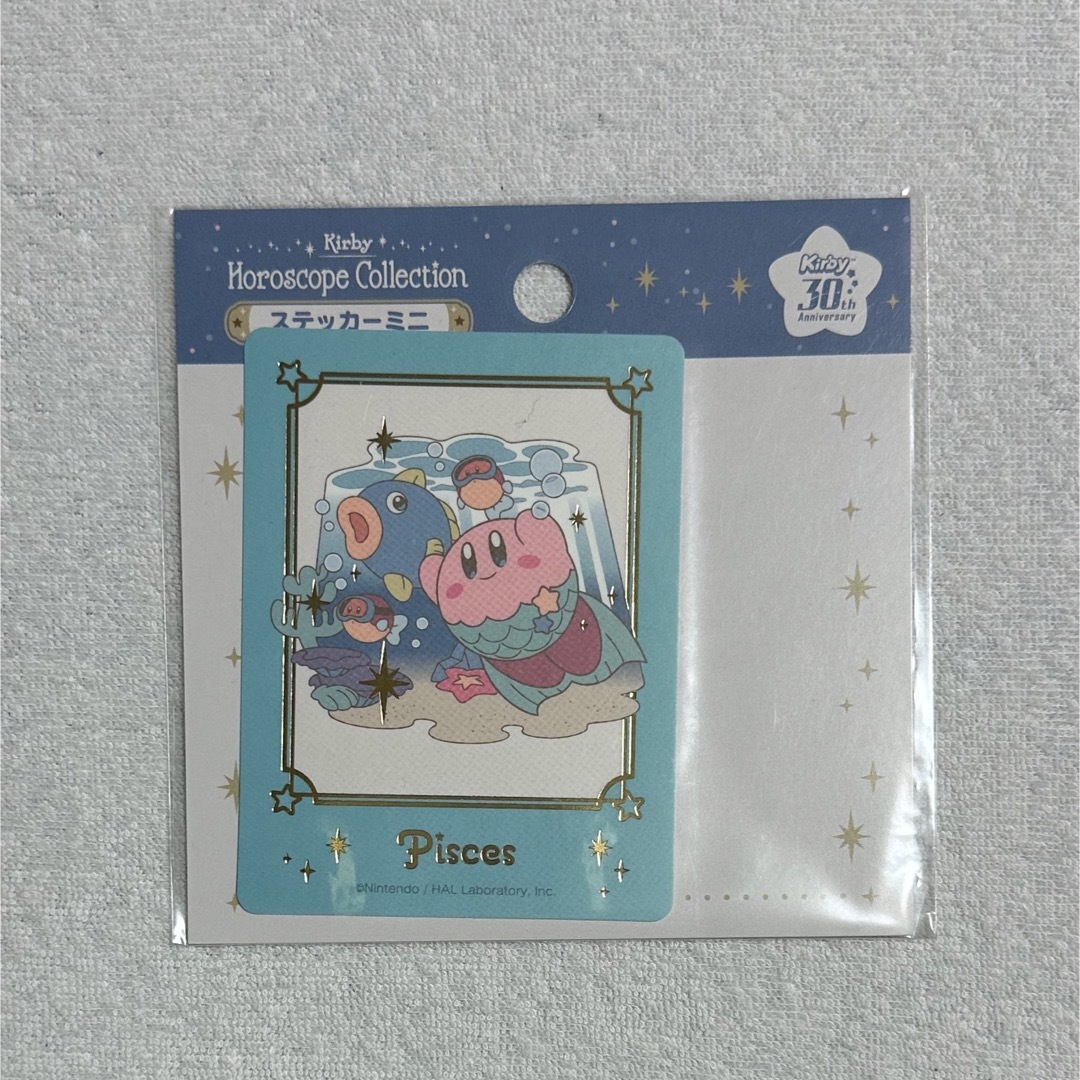 Kirby カービィ Horoscope collection ステッカー エンタメ/ホビーのおもちゃ/ぬいぐるみ(キャラクターグッズ)の商品写真