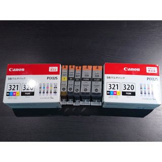 キヤノン(Canon)のCanon インクカートリッジ BCI-321+320/5MP✕2セット＋α(その他)