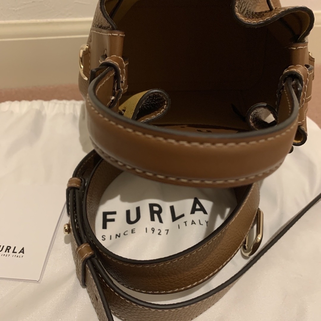 フルラ　FURLA ミアステラ　ミニバケット　2way ブラウン