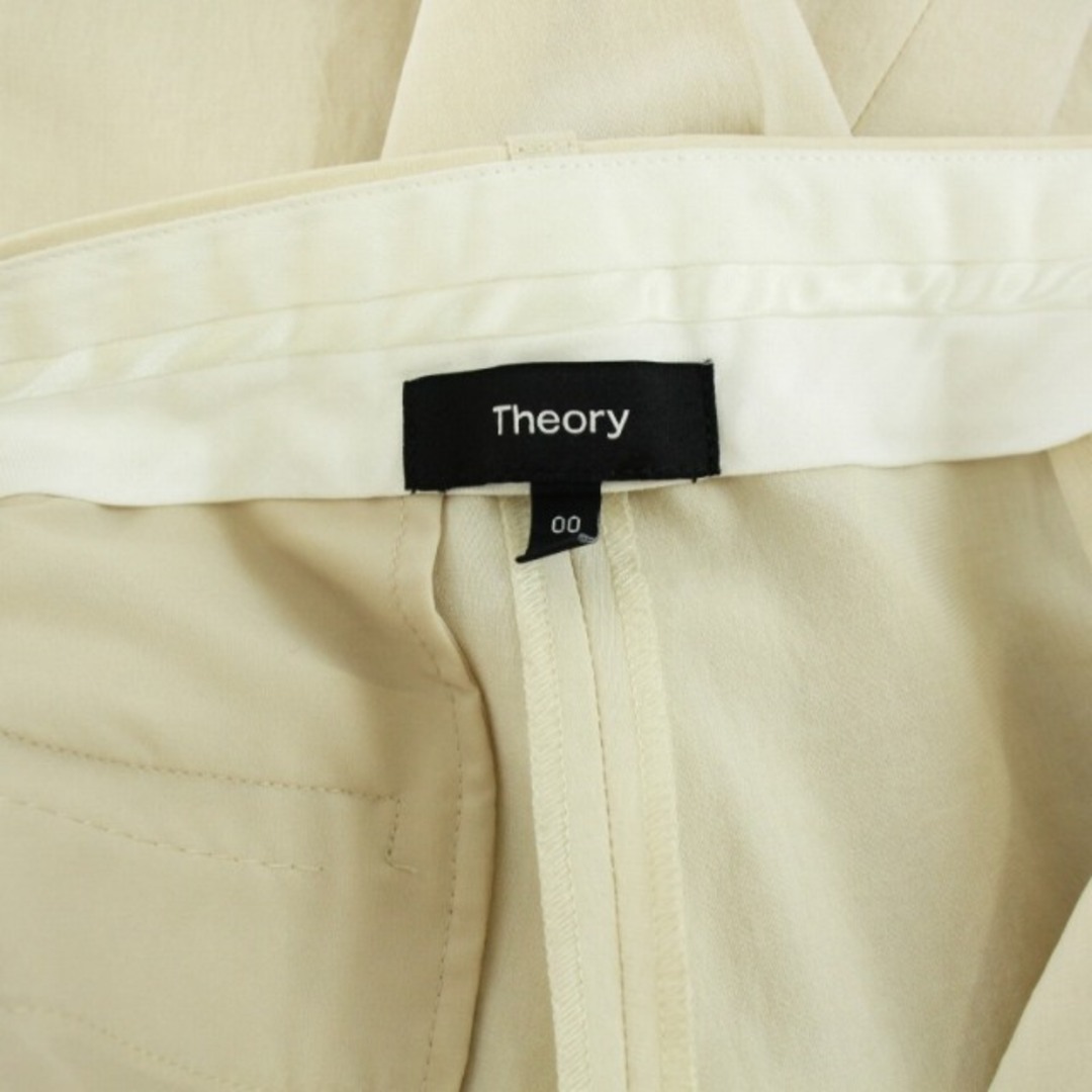 theory - セオリー Crisp Poly Treeca GB テーパードパンツ スラックス