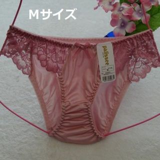 R209-5★ウエストレース♪ビキニショーツ(ピンク系)M【複数購入割引有】(ショーツ)