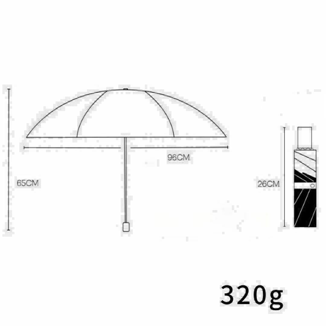 折りたたみ傘 オフホワイト 白 手動 メンズ レディース 晴雨兼用 日傘 雨傘 レディースのファッション小物(傘)の商品写真