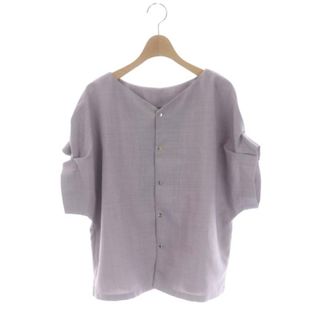 ロペピクニック(Rope' Picnic)のロペピクニック 22SS 2WAY リネンライクブラウス ノーカラー(シャツ/ブラウス(半袖/袖なし))