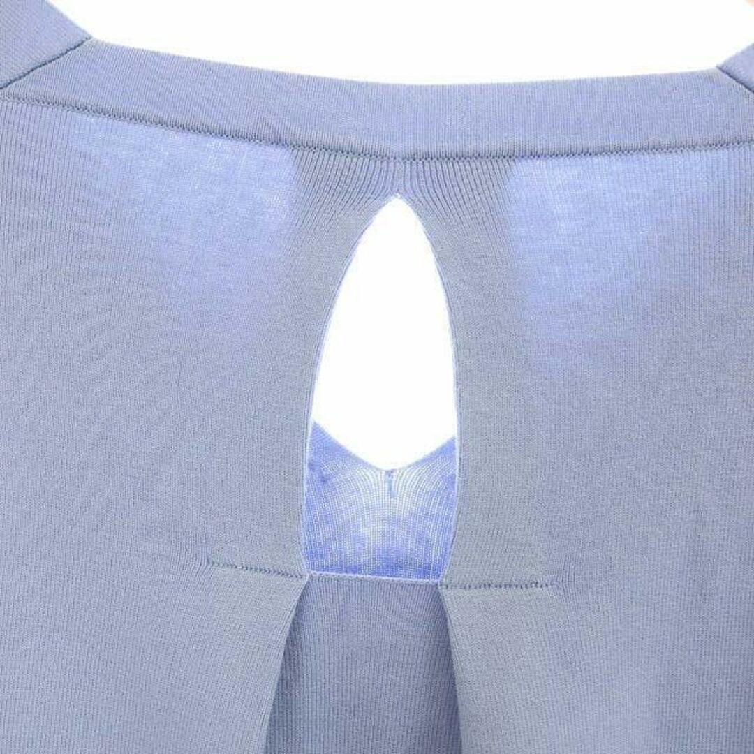 PLST(プラステ)のプラステ Vネック フレアスリーブ ニット セーター 長袖 M ライトブルー レディースのトップス(ニット/セーター)の商品写真