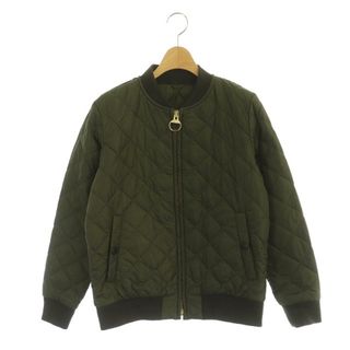 バーブァー(Barbour)のバブアー ナイロンキルティングブルゾン ジャケット ジップアップ 34 カーキ(ブルゾン)