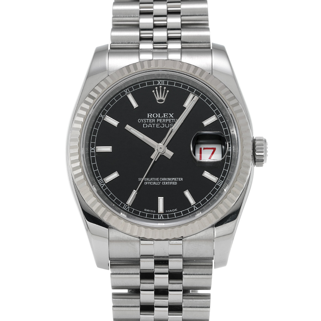 ロレックス ROLEX 116234 V番(2010年頃製造) ブラック メンズ 腕時計-