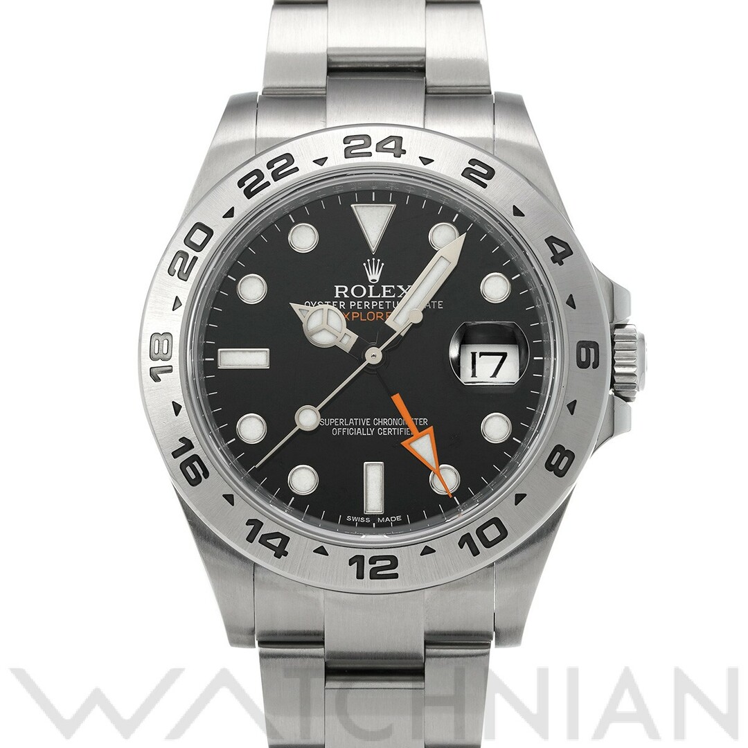 ロレックス ROLEX 216570 G番(2011年頃製造) ブラック メンズ 腕時計