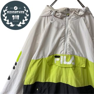 フィラ(FILA)の【FILA】フィラ アノラックパーカー センターポケット スリーブロゴ(ナイロンジャケット)