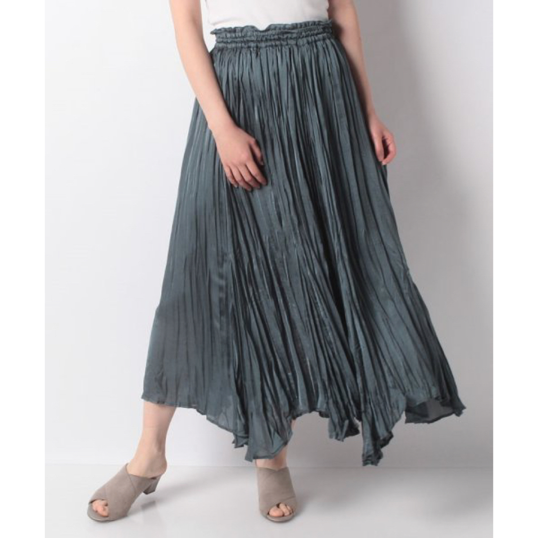 Mystrada(マイストラーダ)の新品✨ CADUNEカデュネ✨ワッシャープリーツスカート✨季節を問わないアイテム レディースのスカート(ロングスカート)の商品写真