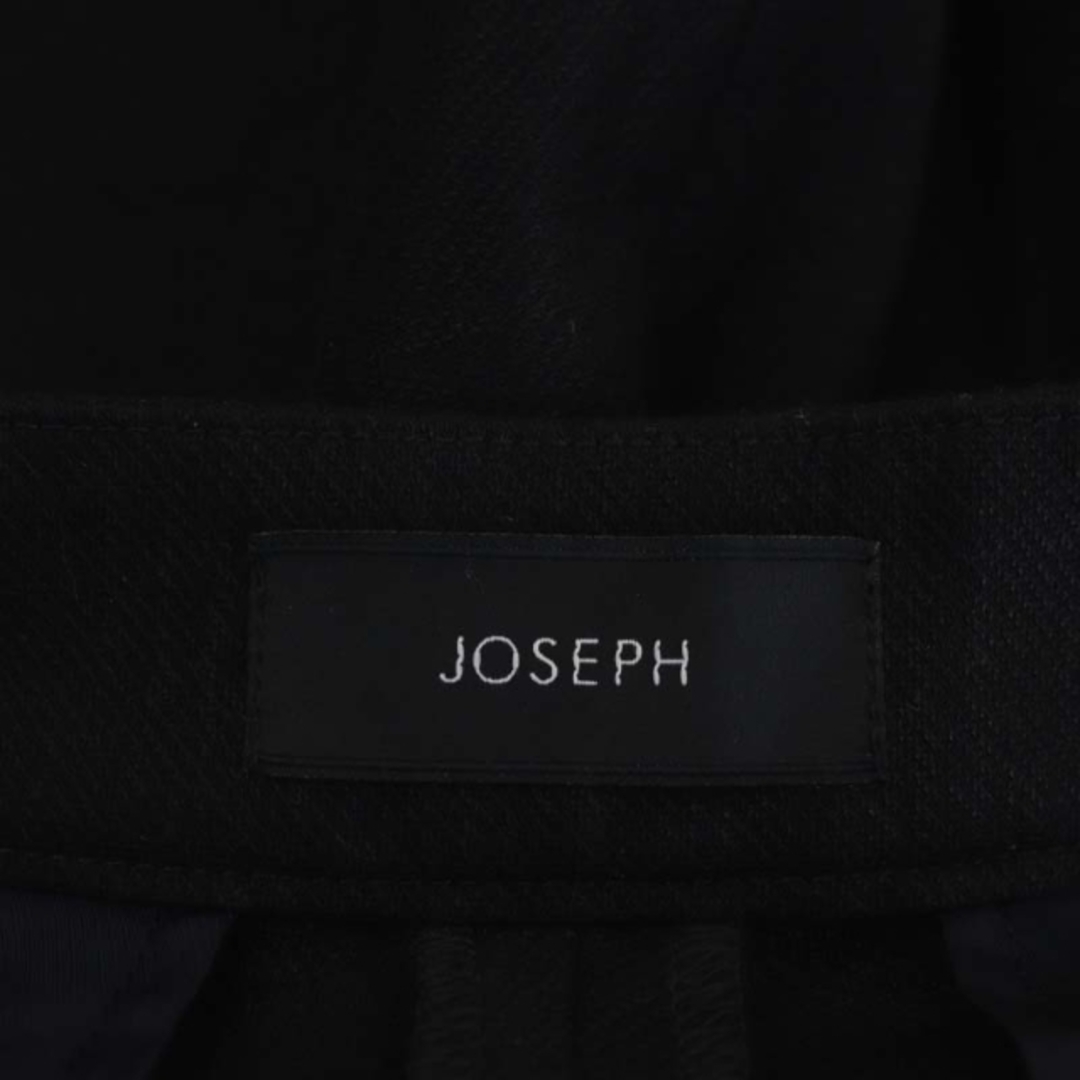 JOSEPH(ジョゼフ)のジョセフ テーパードタックス パンツ リネン スリム 36 黒 /CX ■OS レディースのパンツ(その他)の商品写真