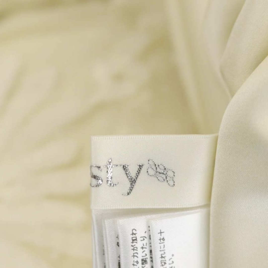 Chesty(チェスティ)のチェスティ チュール刺繍スカート ロング フレア 花柄 ドット 0 アイボリー レディースのスカート(ロングスカート)の商品写真