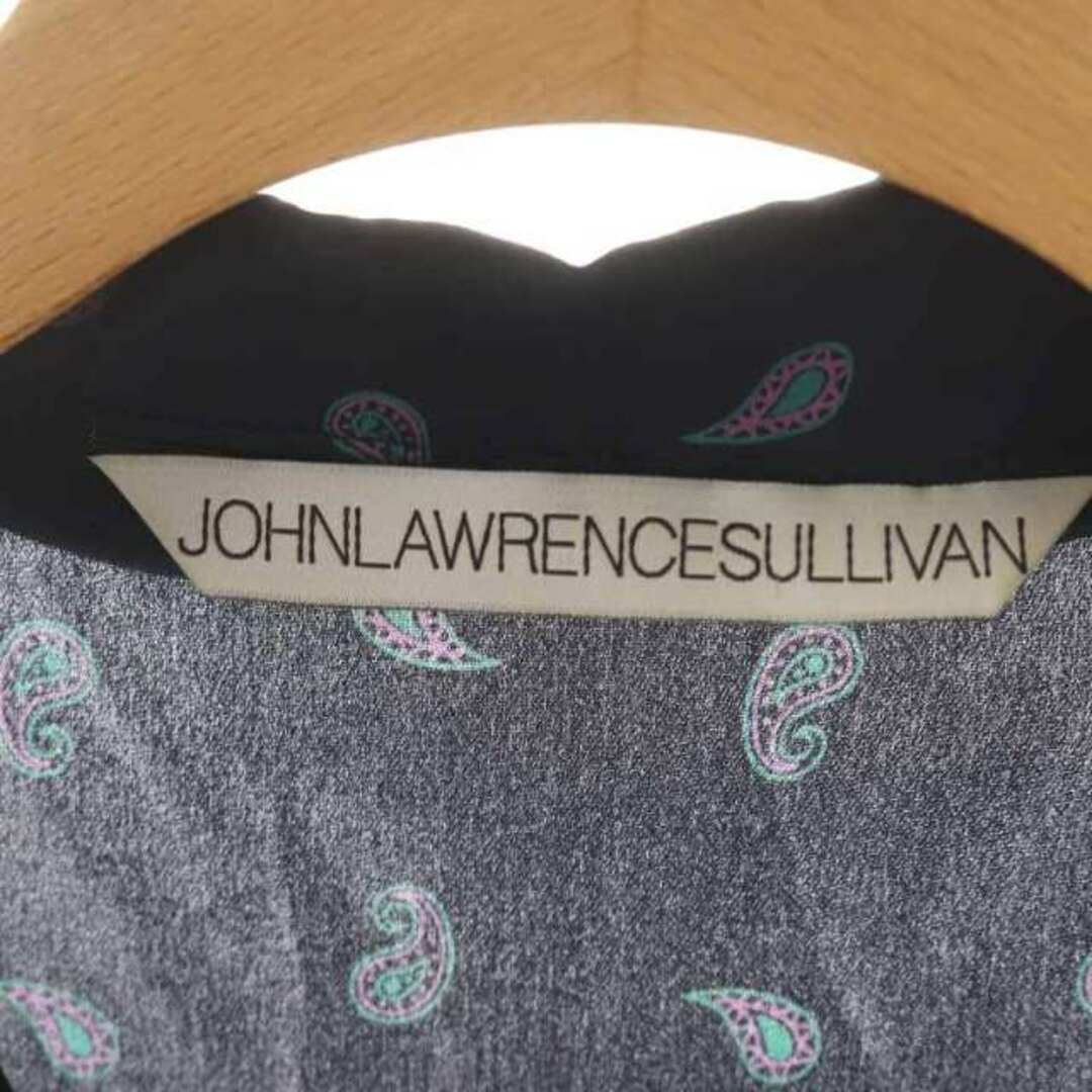 JOHN LAWRENCE SULLIVAN(ジョンローレンスサリバン)のジョンローレンスサリバン シルクペイズリー柄シャツ 長袖 前開き 8 レディースのトップス(シャツ/ブラウス(長袖/七分))の商品写真