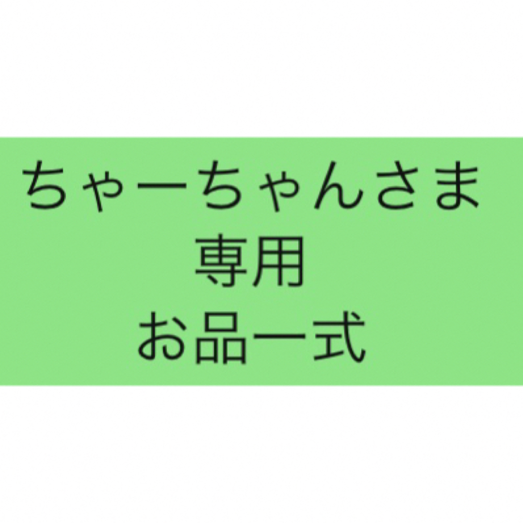 ちゃーちゃんさま 専用 お品一式