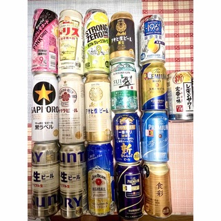 缶ビール、缶チューハイ等18本➕おまけ3本(ビール)