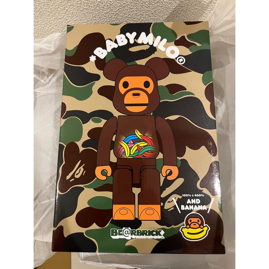 BE@RBRICK - BE@RBRICK BABY MILO AND BANANA 100% 400%の通販 by