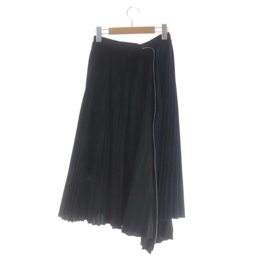 sacai - サカイ 20SS ジップ付きプリーツロングスカート